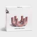 Candle holder Churros Pink