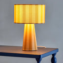 Emmie Table lamp, Yellow Polyester