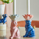 Eri Cat Candle Holder - set of 2