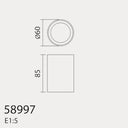Galileo Ceiling light - Short