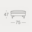 Shaw Footstool - Small