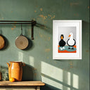 The Odd Couple Limited Edition Print Framed by MC&RO