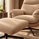 Archie Armchair with Footstool