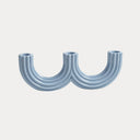 Candle holder Churros Light Blue