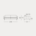 Swift 3 Seater