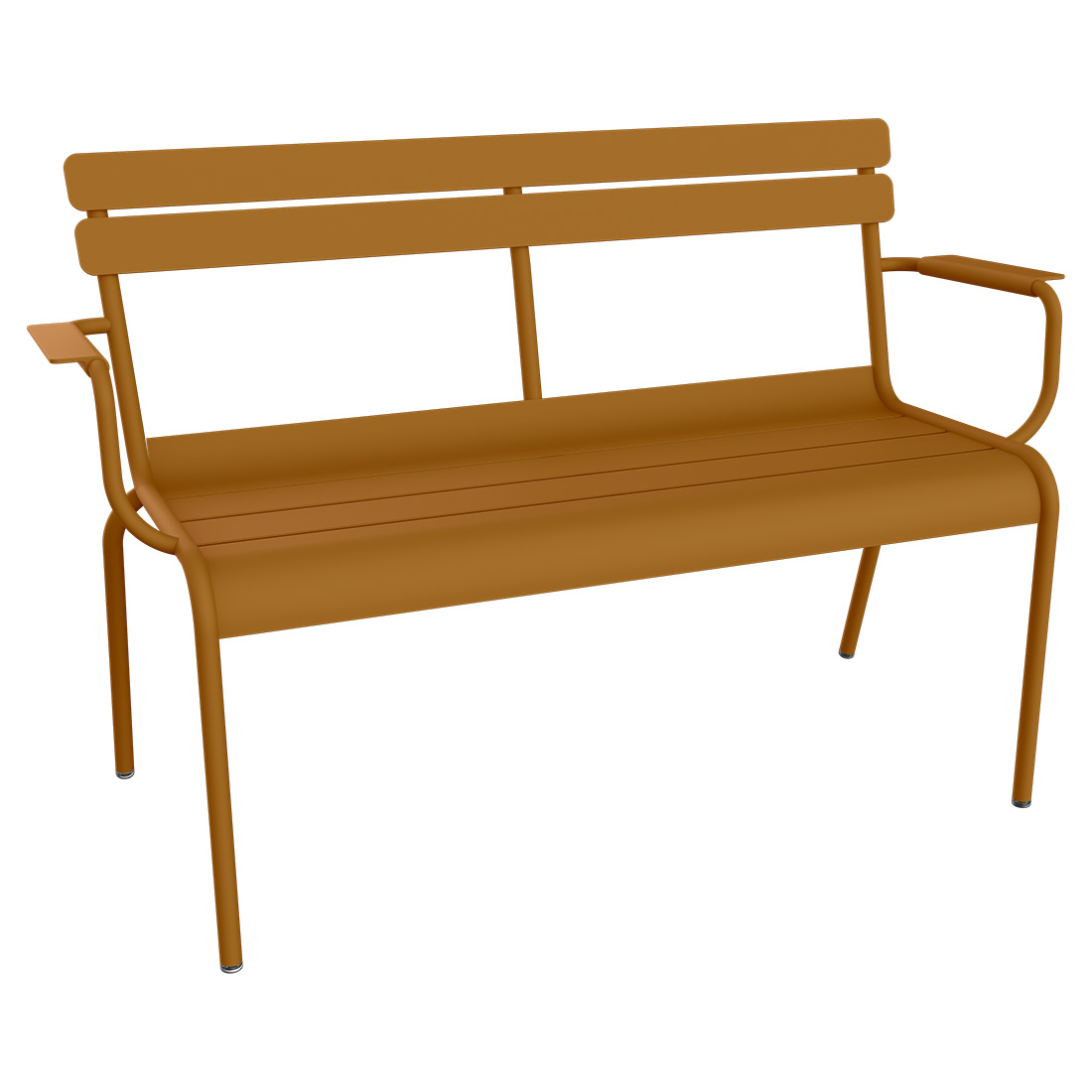Luxembourg 2 Seater Bench in Gingerbread - Pieces.ie